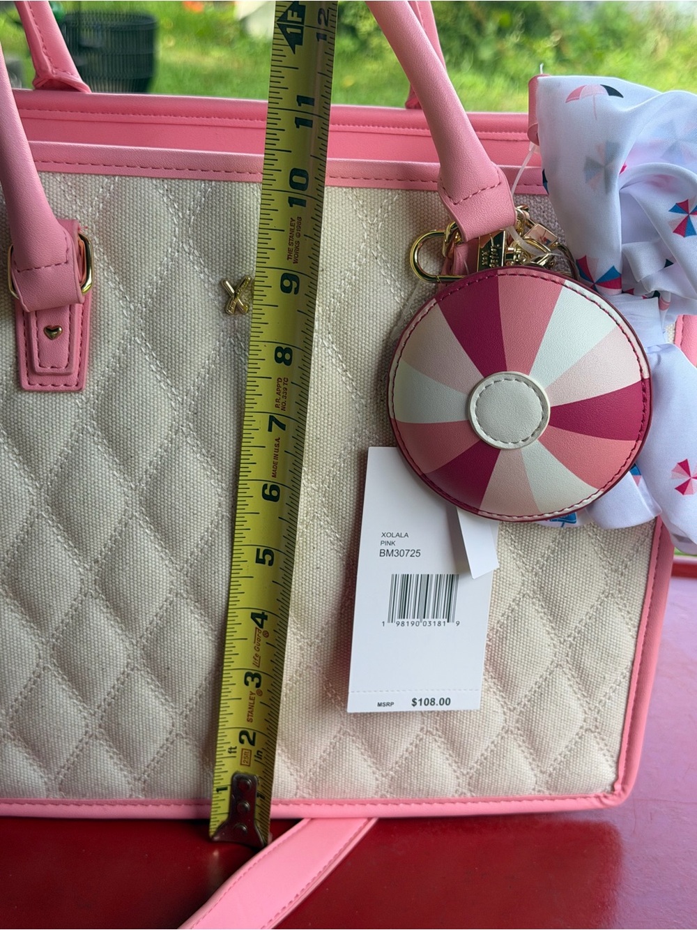 Betsey Johnson XOLALA Quilted Crossbody Purse - Picture 9 of 11